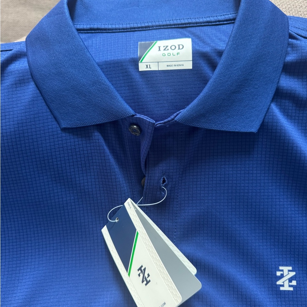 Izod Men's Polo Shirt in Deep Blue